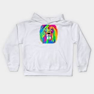 POP-ART LION Kids Hoodie